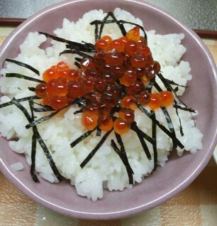 家で簡単いくら丼