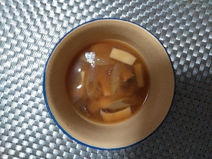 エリンギの味噌汁