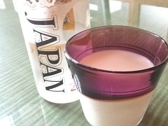 ミルクの甘い香りの焼酎の牛乳割り♪