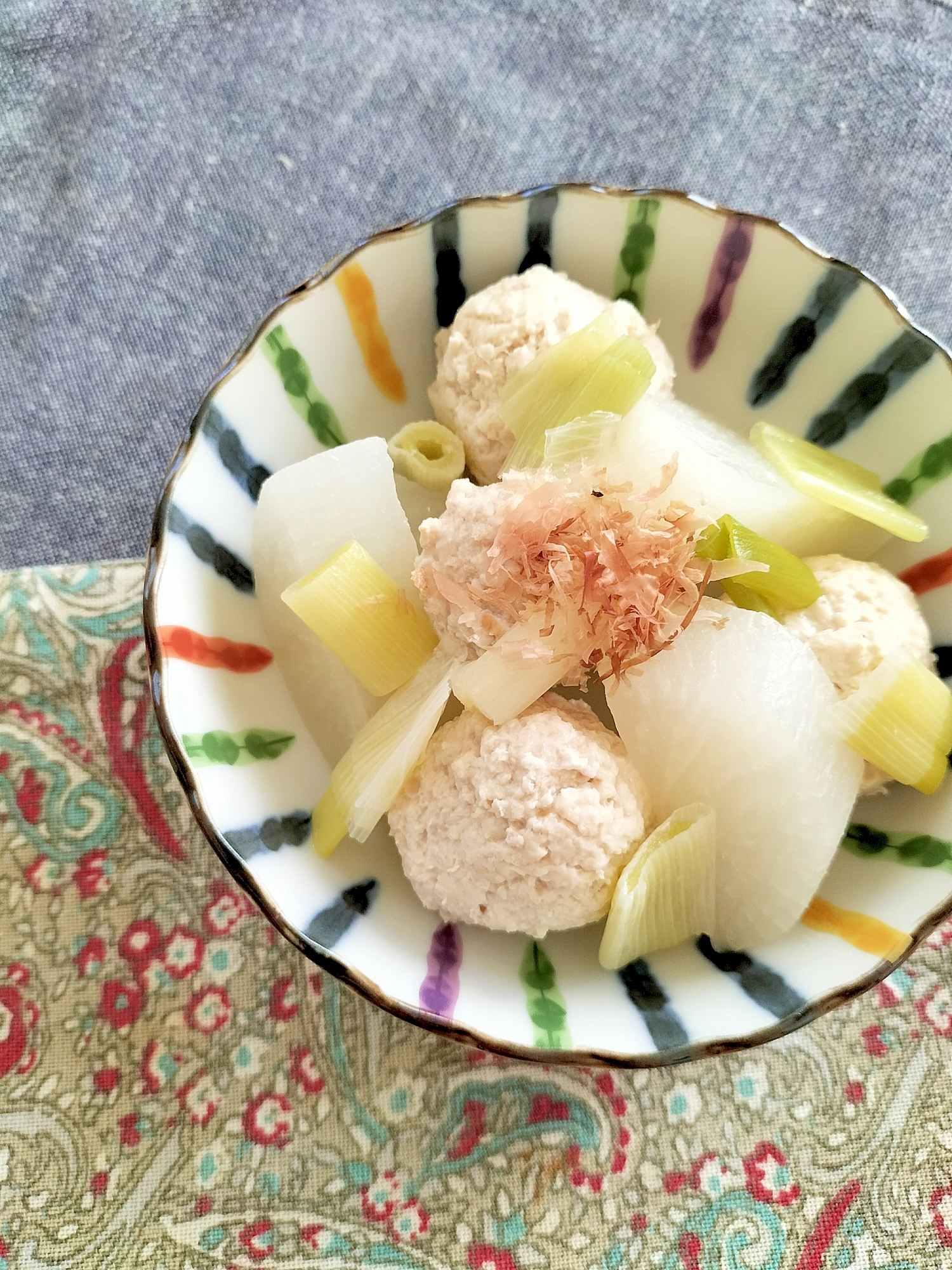 大根と鶏団子の煮物