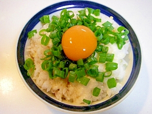 葱たっぷり　❤とろろ卵かけご飯❤