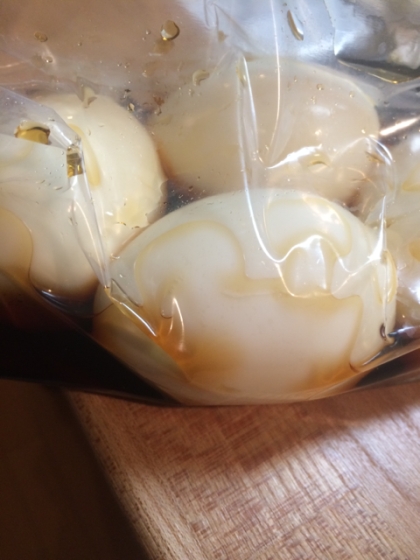 ゆで卵のめんつゆ漬け レシピ 作り方 By 嶺華 楽天レシピ