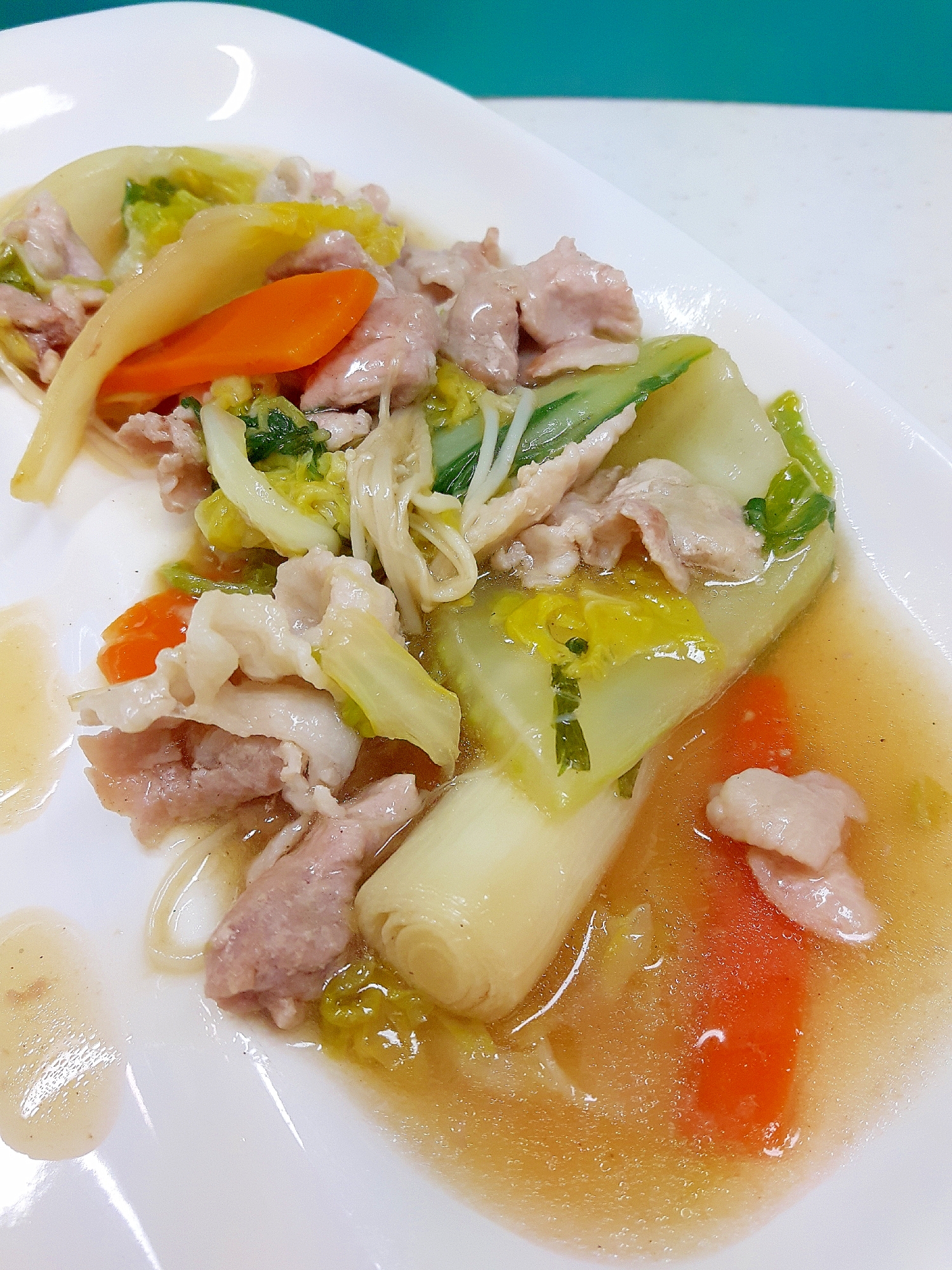 ミックス野菜で簡単 時短 豚肉の簡単八宝菜 レシピ 作り方 By Acchan66 楽天レシピ