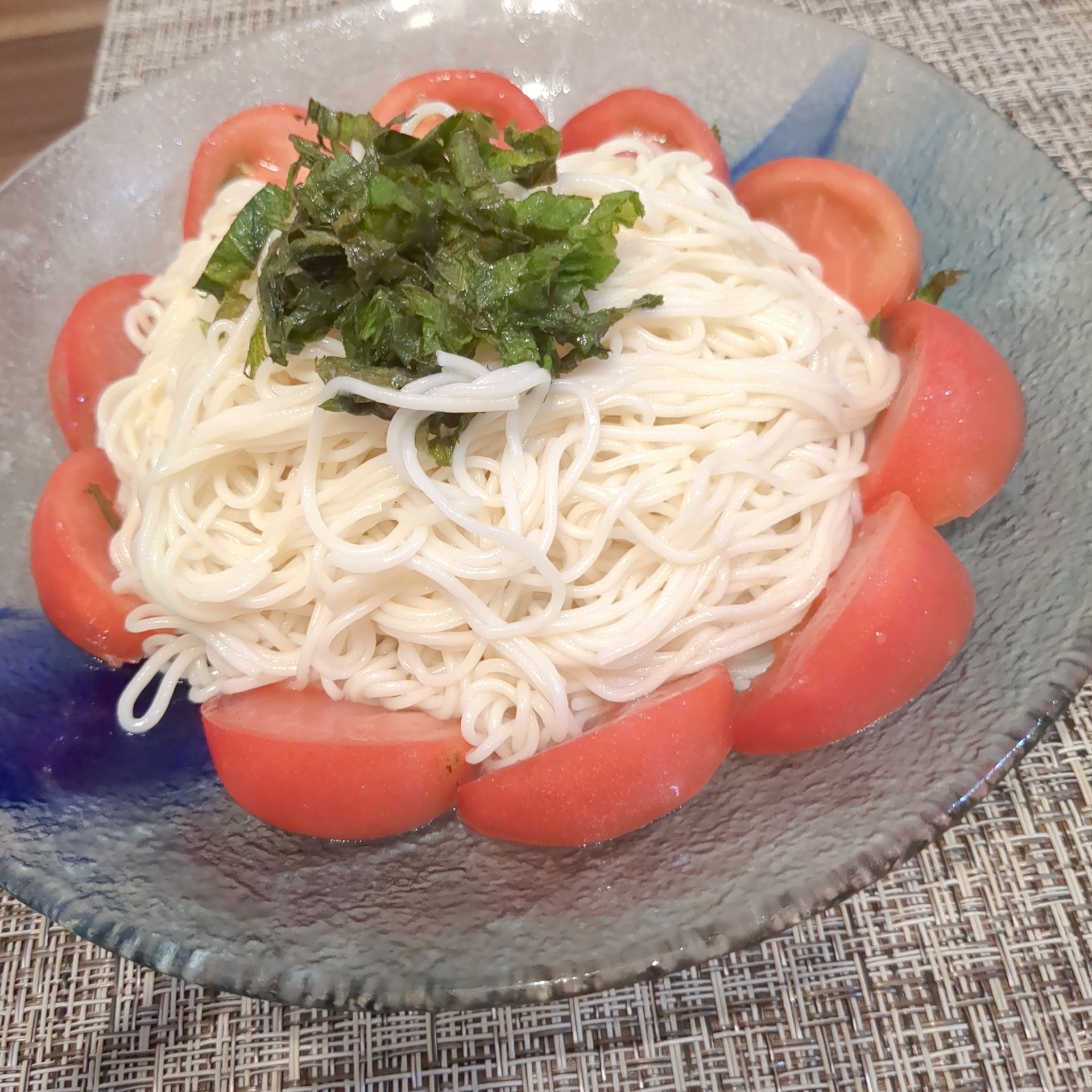 トマトとレモンのさっぱり素麺