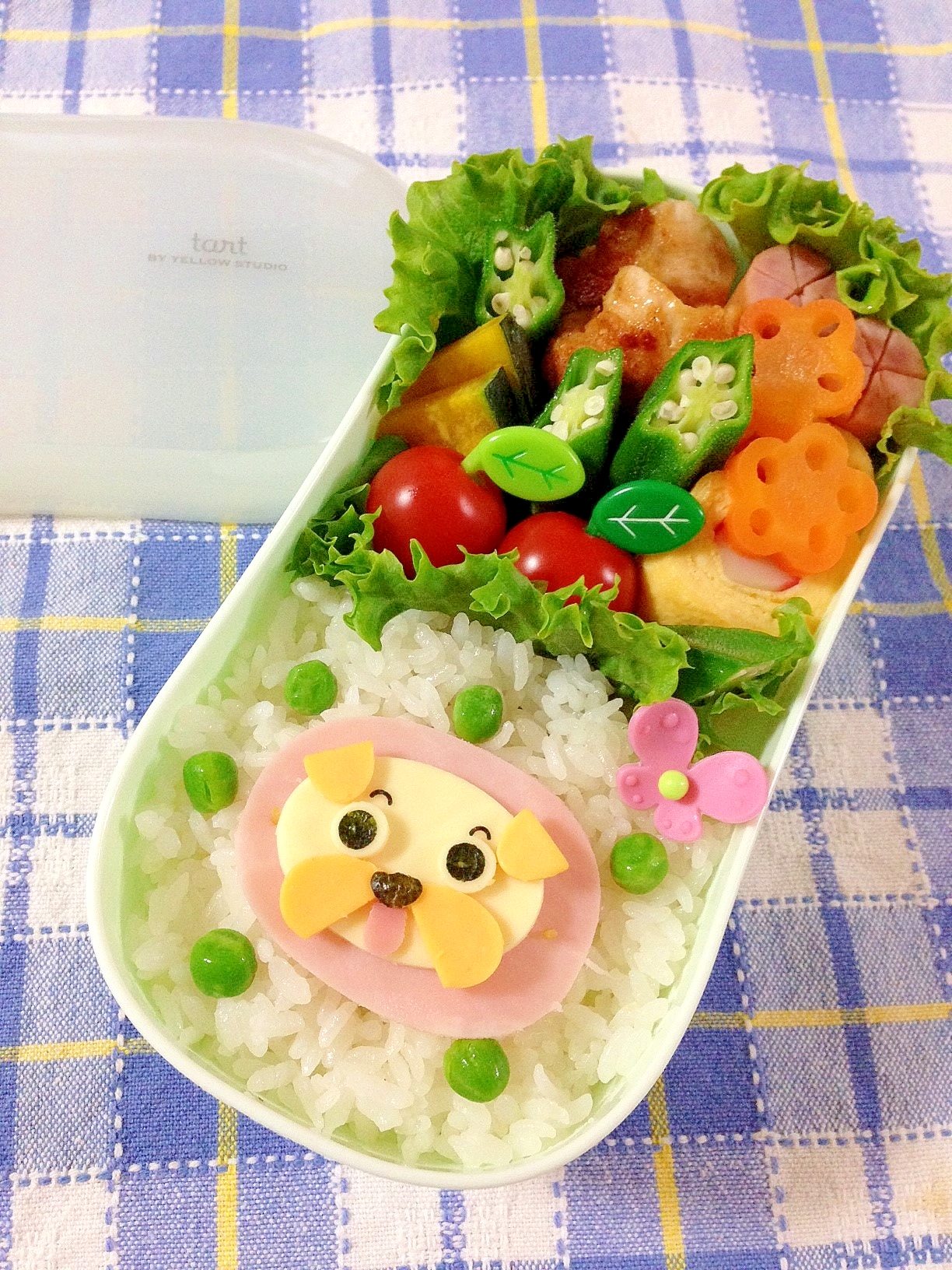 簡単キャラ弁 パグ犬 のお弁当 レシピ 作り方 By Cherry05 楽天レシピ