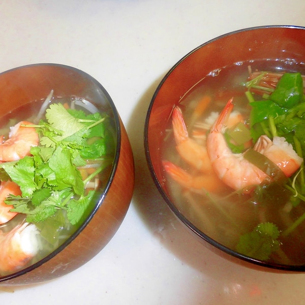 海老とパクチーのもやし白菜スープ レシピ 作り方 By Skip Right 楽天レシピ 海老とパクチーのもやし白菜スープ レシピ 作り方 By Skip Right 楽天レシピ