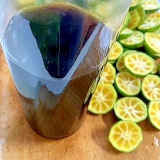 シークワーサーで　☆　自家製ポン酢