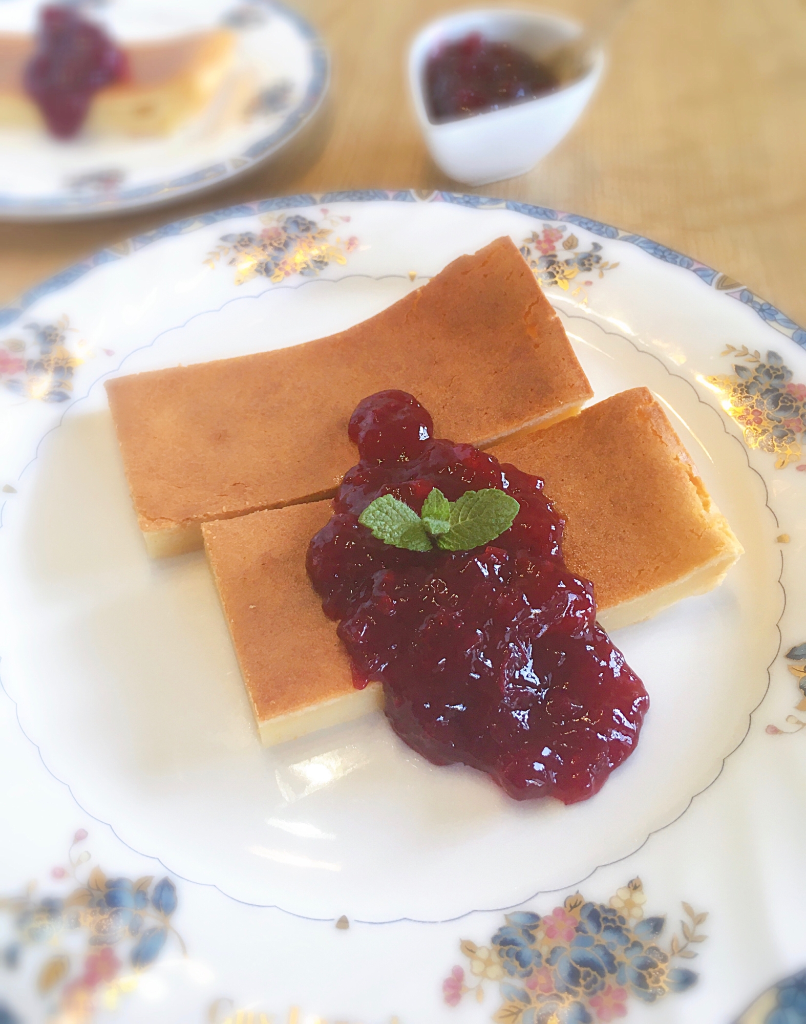 水切りヨーグルトで簡単お菓子♡ベイクドチーズケーキ