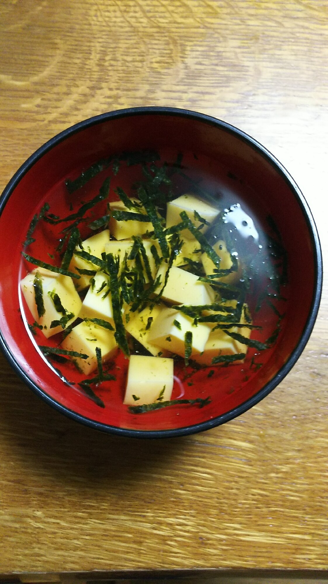 卵豆腐と海苔のお吸い物 レシピ・作り方 by 4045g - 楽天レシピ