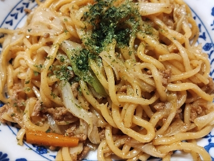 豚肉と野菜のソース焼きそば