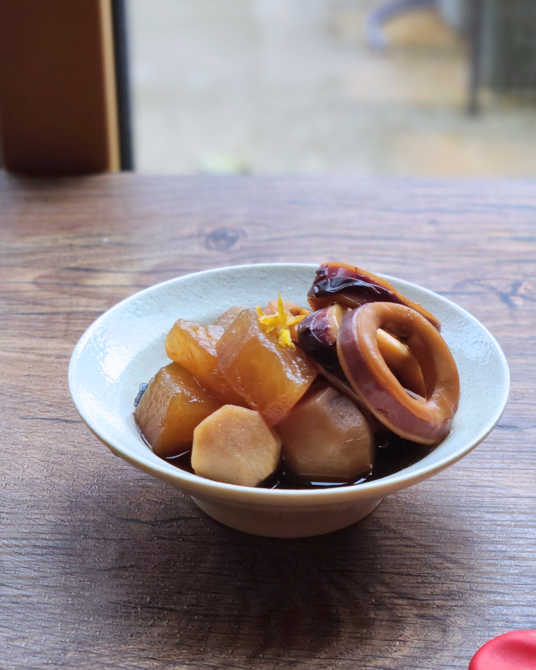 柔らかイカ大根煮