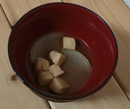 大根とお豆腐のお味噌汁