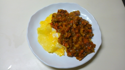 たっぷり野菜☆キーマなオムカレー