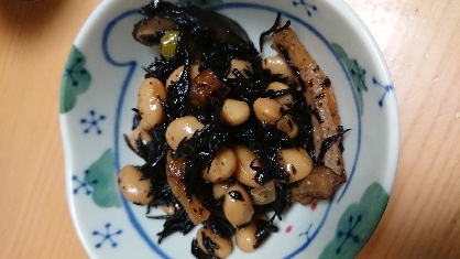 干し椎茸のひじき煮