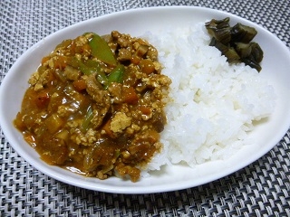 優しい味の豆腐キーマカレー