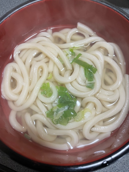 シンプル♪ちょこっと温うどん♪