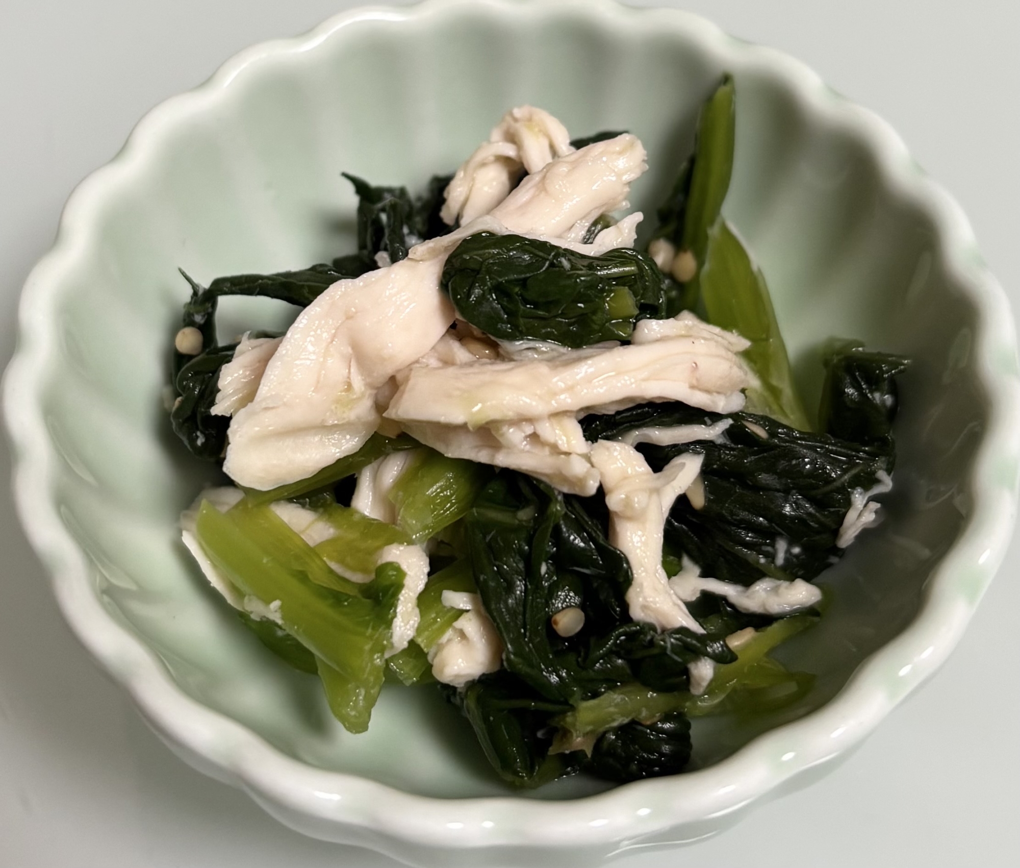 ささみ小松菜和え♪