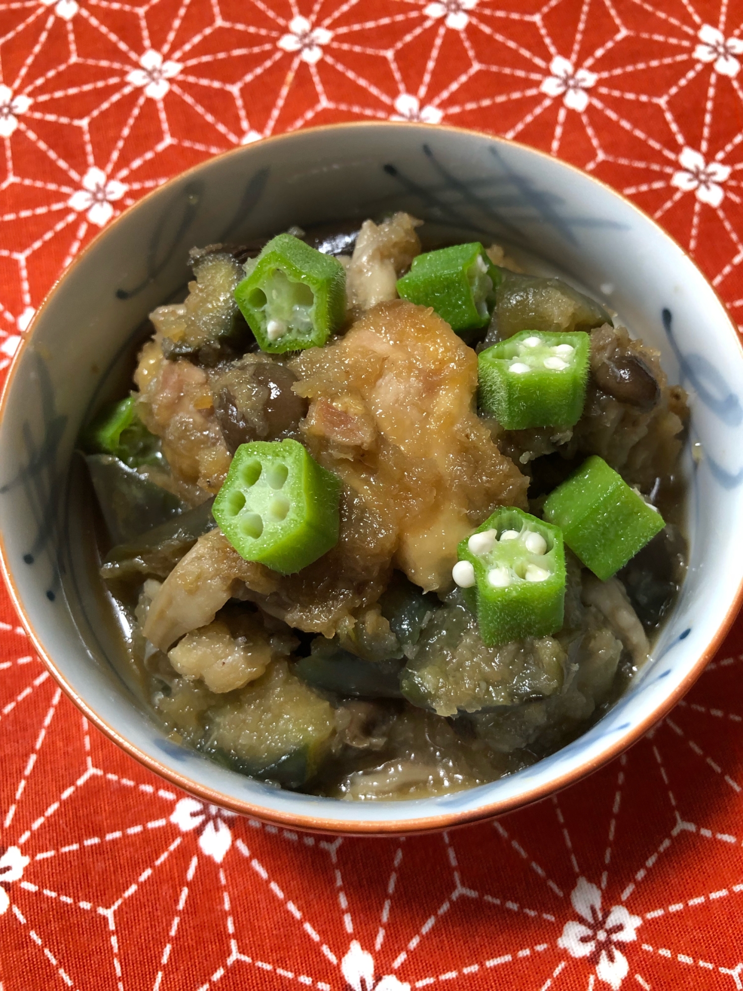 ⭐️ナスと鶏肉のみぞれあえ⭐️