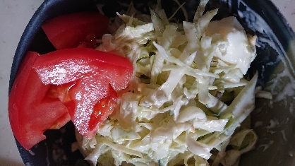 タルタルソースで簡単キャベツサラダ