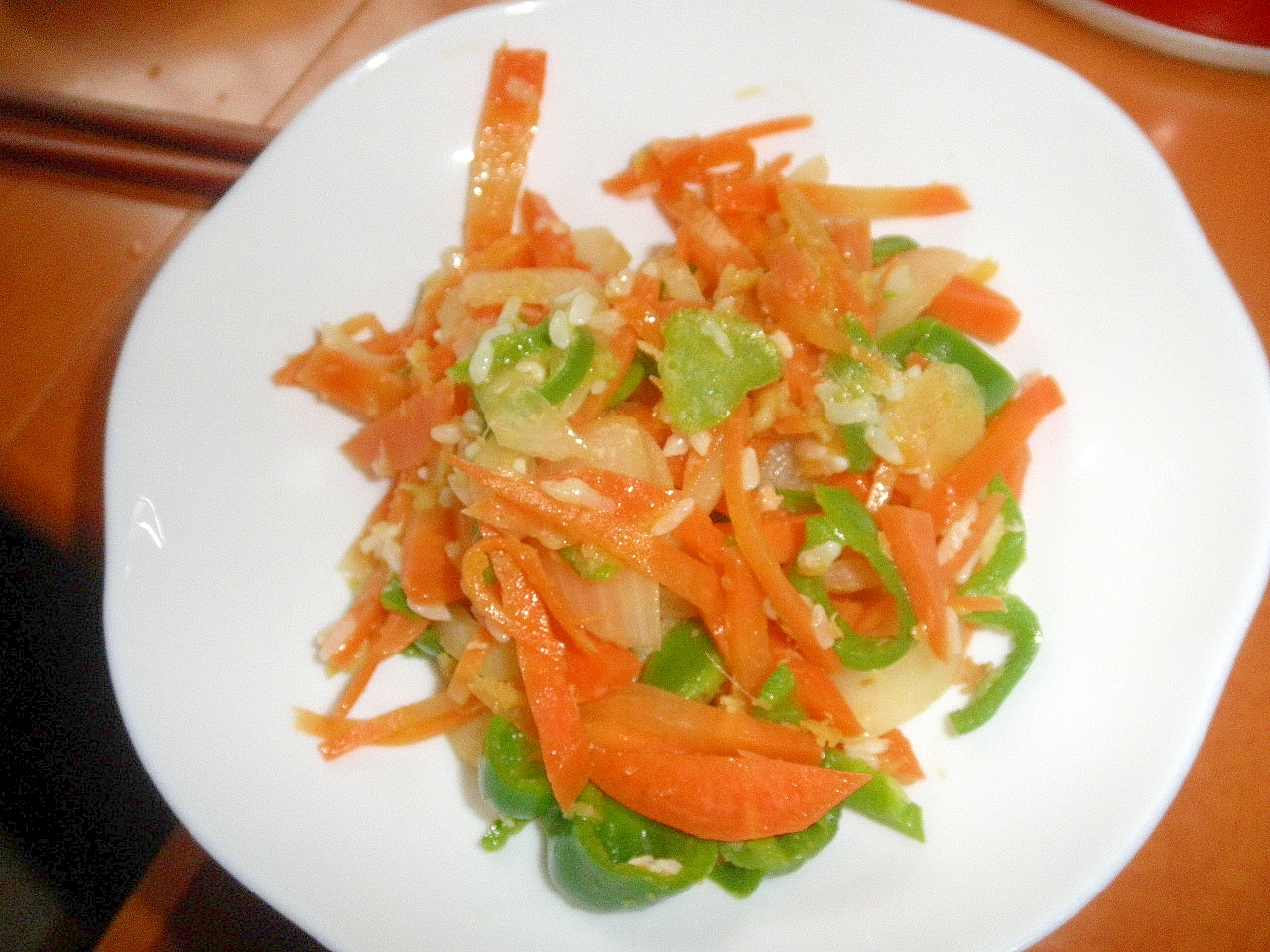 たっぷり野菜の塩麹生姜炒め