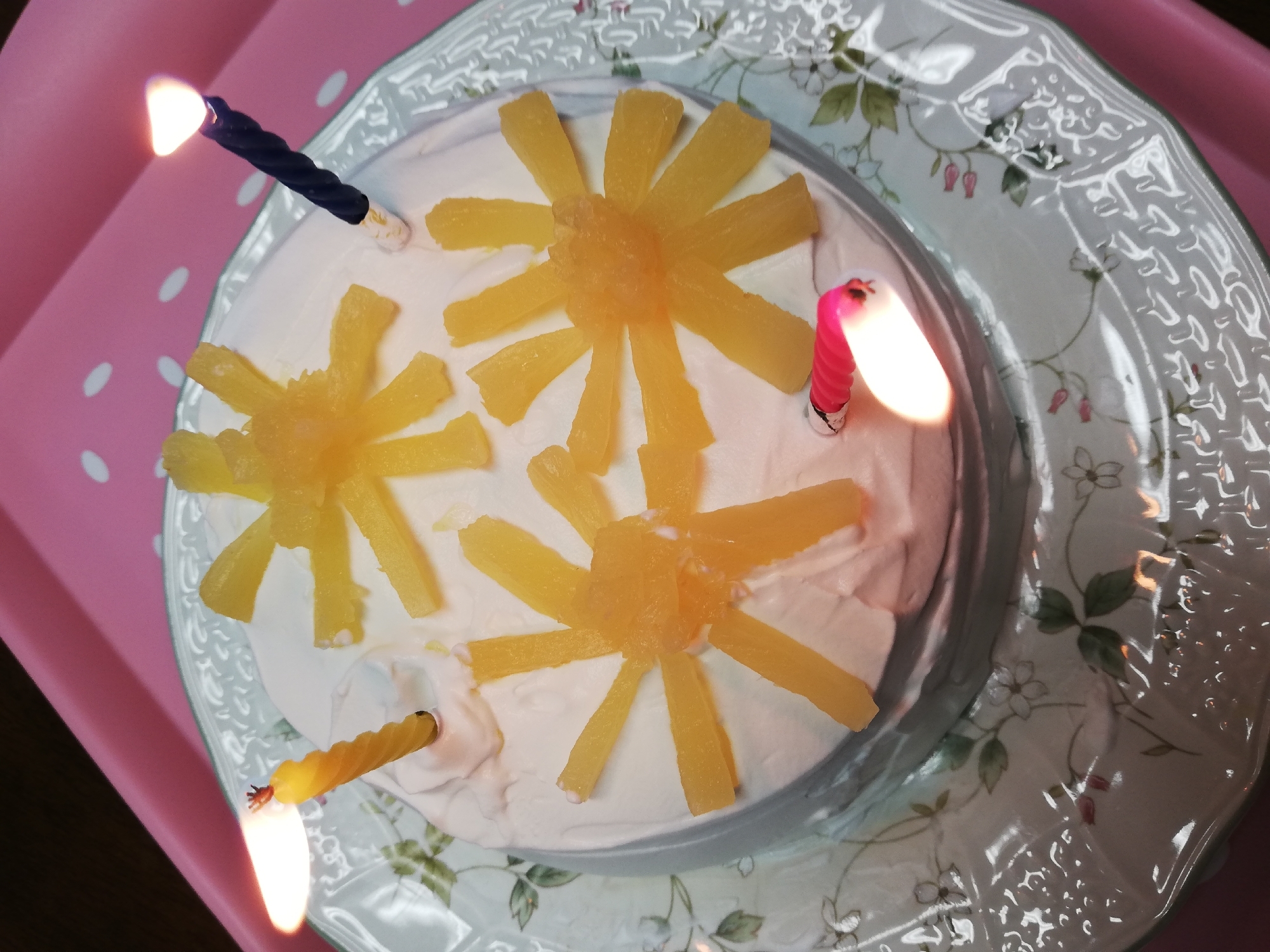 花火風バースデーケーキ