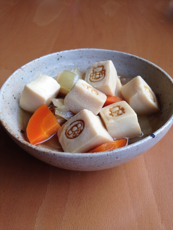 アンパンマンの高野豆腐の煮物♪