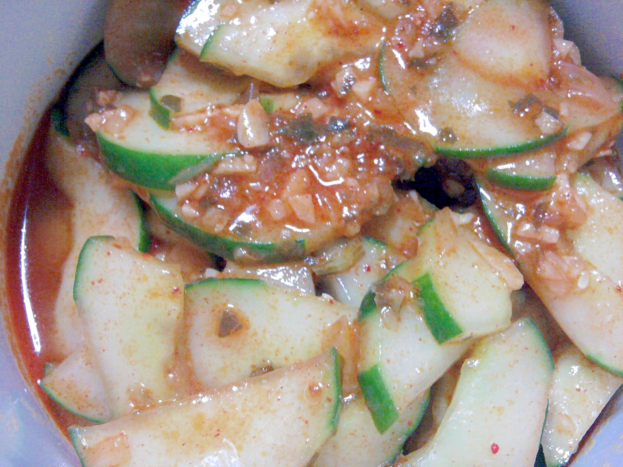 簡単!オイキムチ(胡瓜のキムチ)