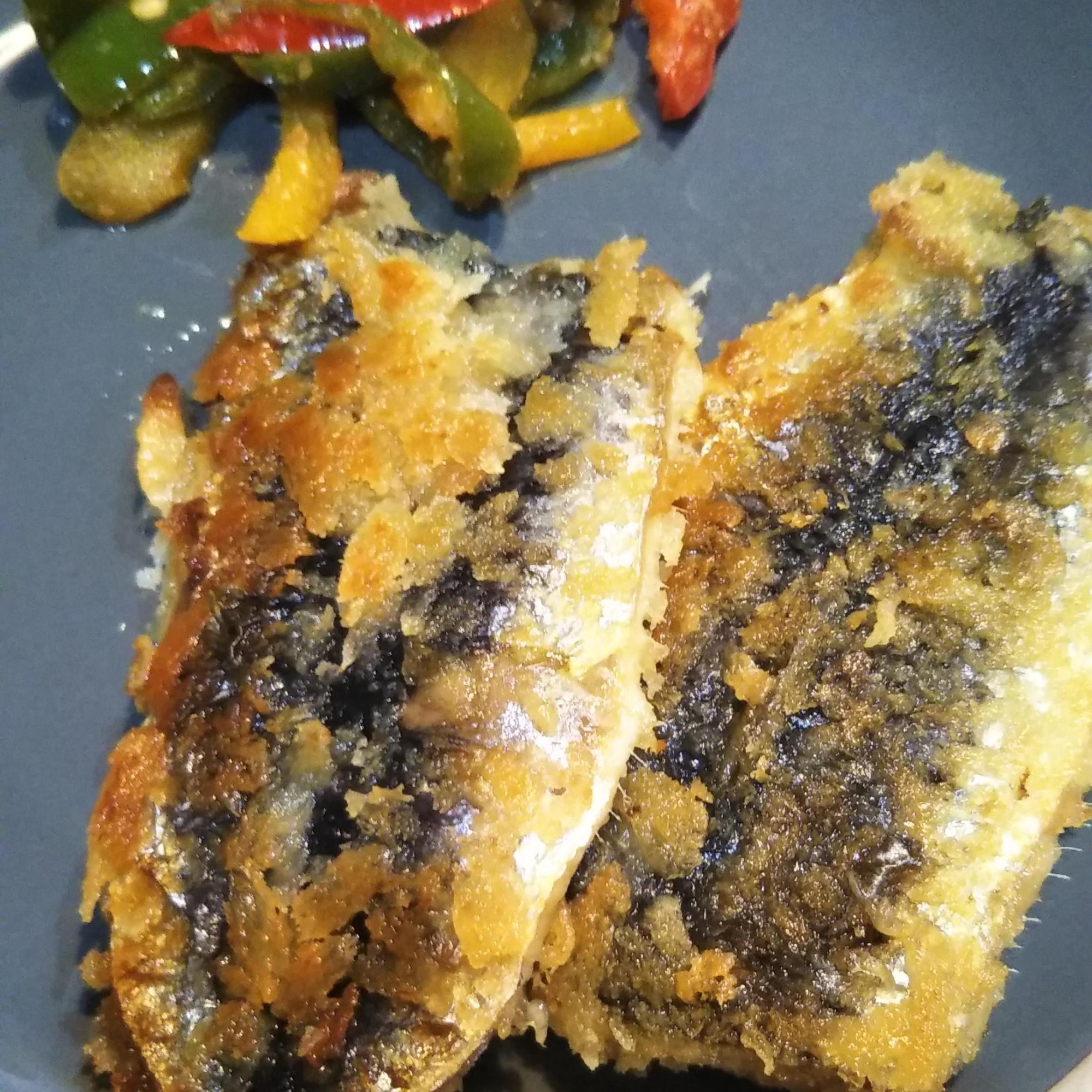 揚げずにサクサク!いわしのチーズパン粉焼き