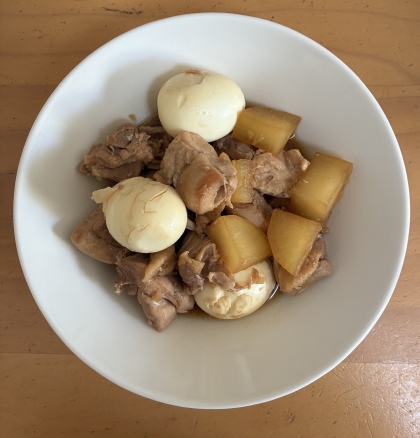 鶏肉と大根の甘辛煮