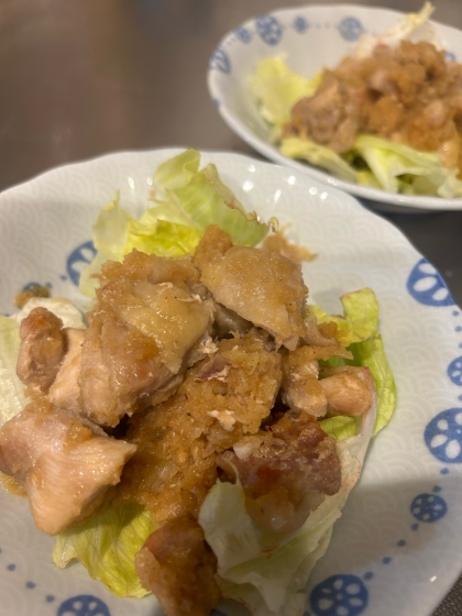 ノンオイル♪鶏もも肉のみぞれ煮