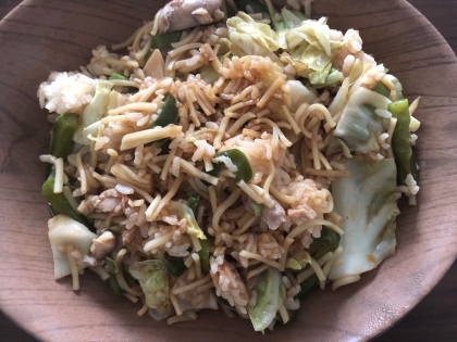 めっちゃおいしい！簡単そばめし☆