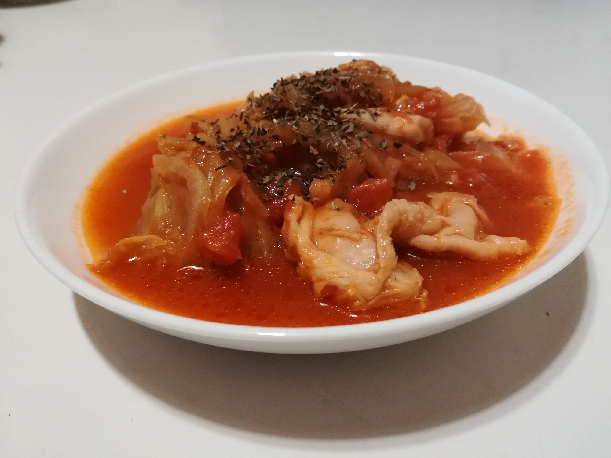 圧力鍋で簡単 トマト缶とキャベツでチキン煮込み レシピ 作り方 By 時短レシピ最高 楽天レシピ
