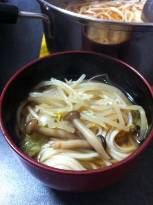 生姜野菜うどん