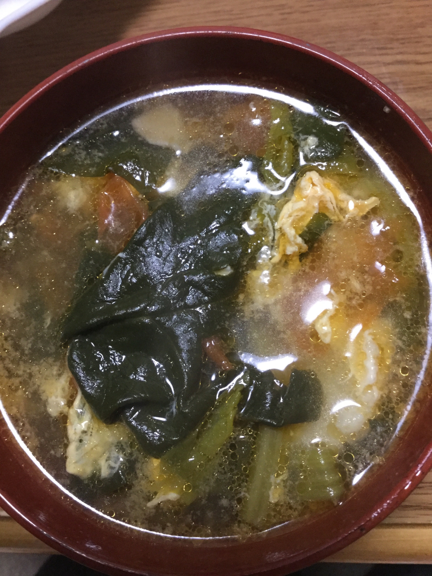 創味シャンタンで⭐️3色中華スープ