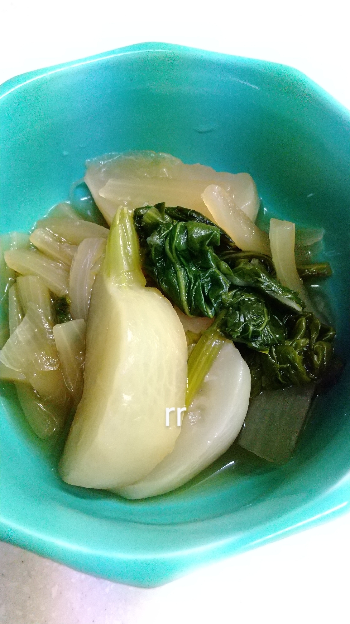 蕪と蕪の葉の煮物 お弁当にもおすすめ レシピ 作り方 By Rr Rakurakure 楽天レシピ