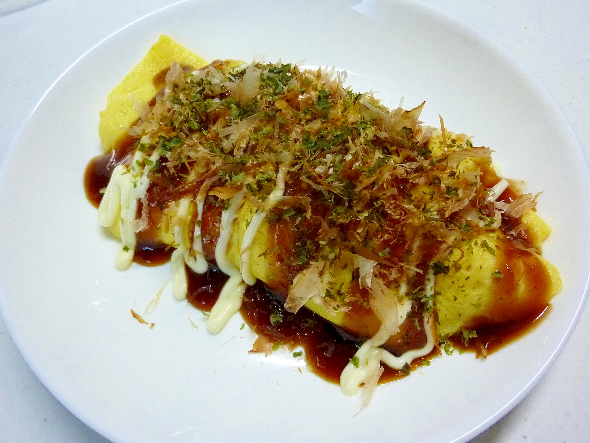 肉なしでも美味しい❤ ちくわともやしのとんぺい焼き