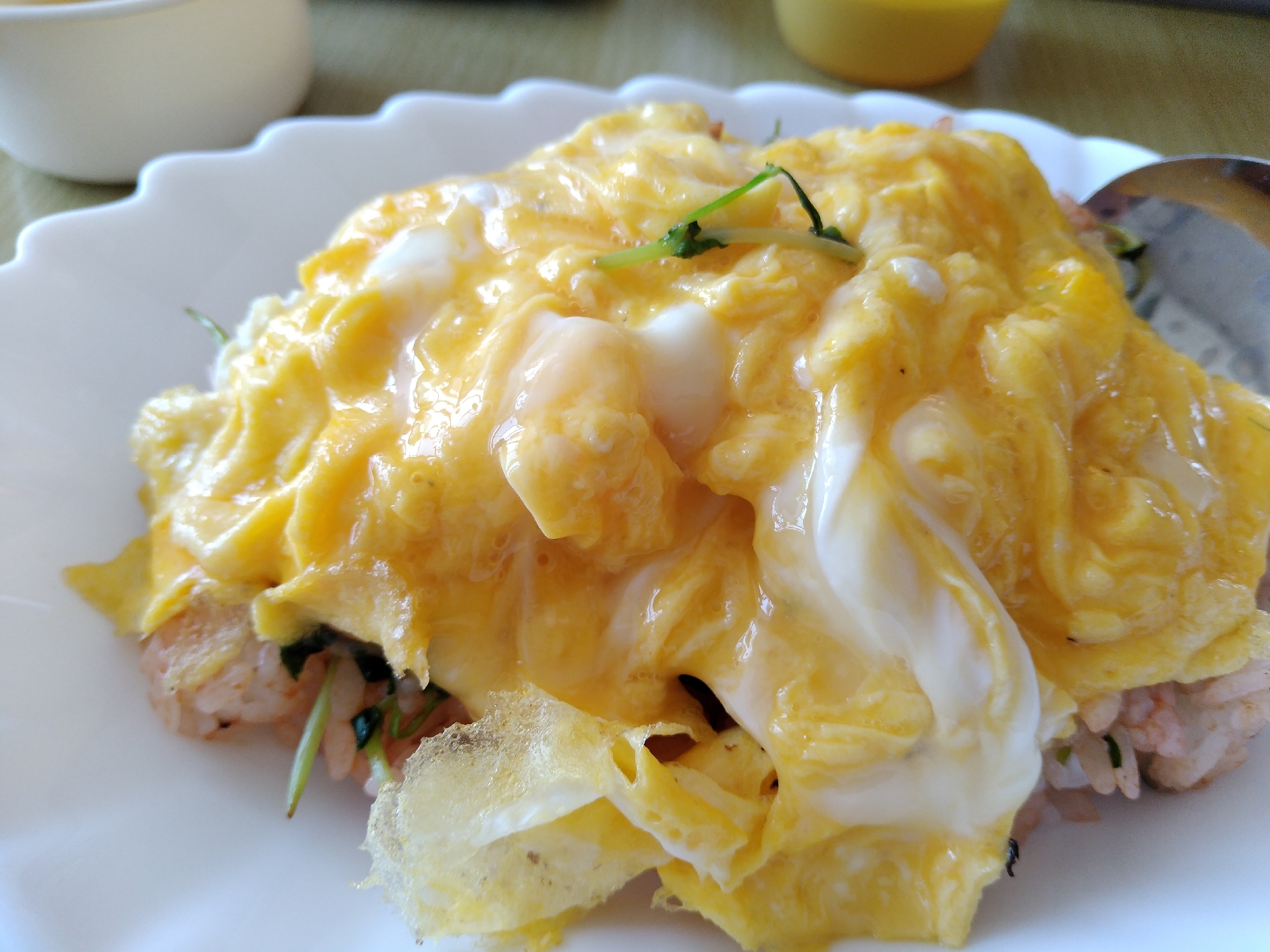 豆苗とハムのオムライス レシピ 作り方 By Fuminomama 楽天レシピ 豆苗とハムのオムライス レシピ 作り方 By Fuminomama 楽天レシピ