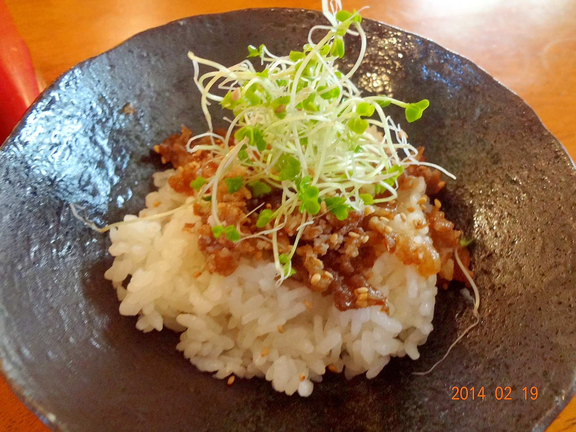 大好評なしぐれ煮丼