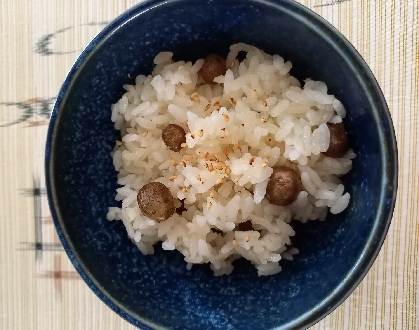 むかごのおこわ風