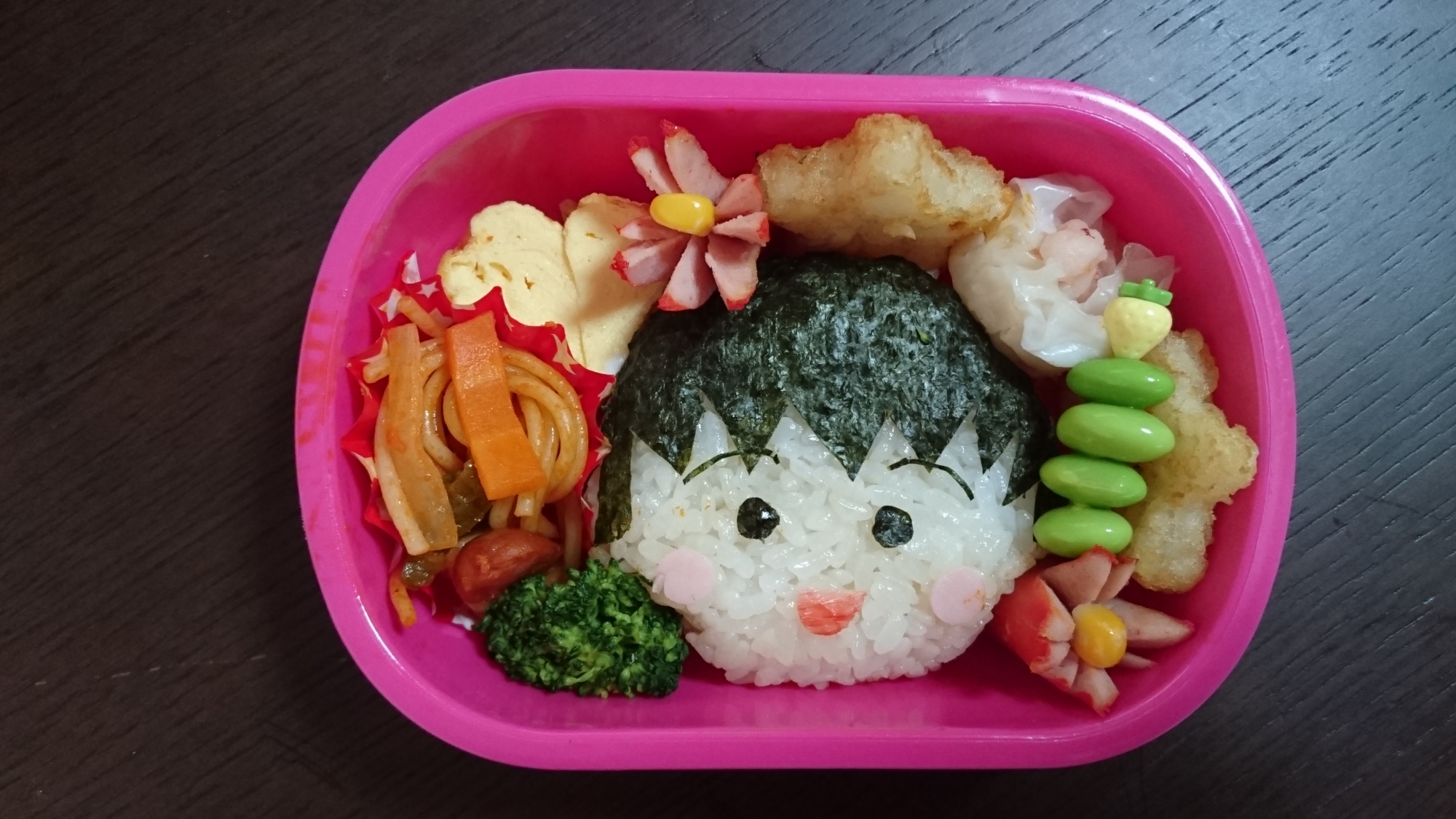 年少さんのキャラ弁 まる子ちゃん レシピ 作り方 By Yunoa101 楽天レシピ