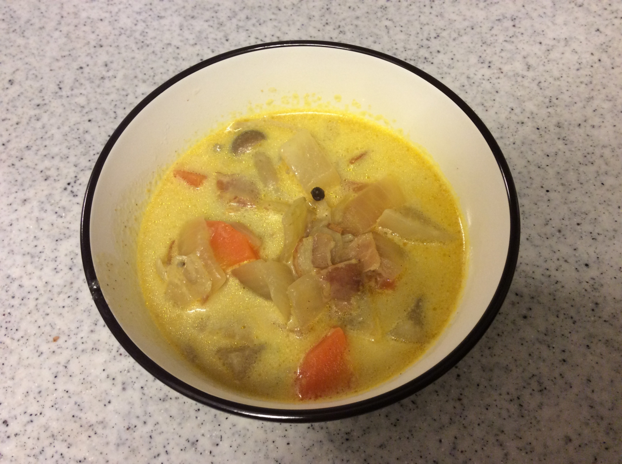 根菜のカレースープ