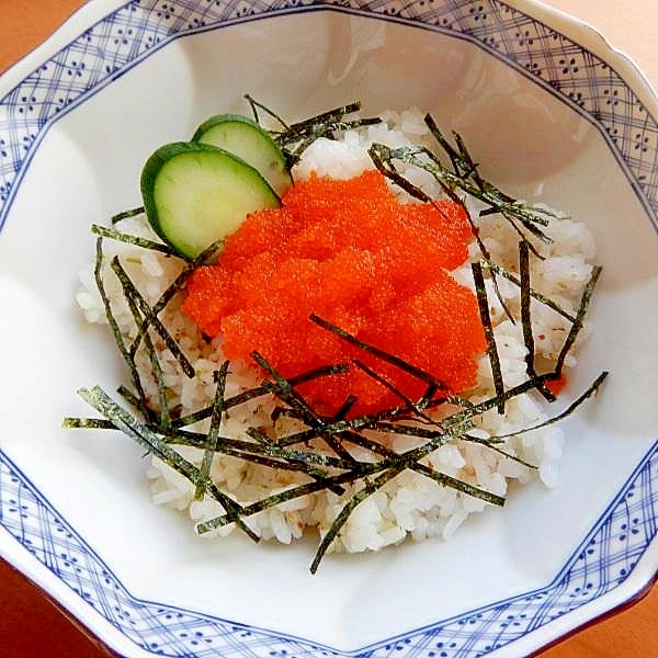 ３分！？+ワサビふりかけ❤とびっこ丼♪