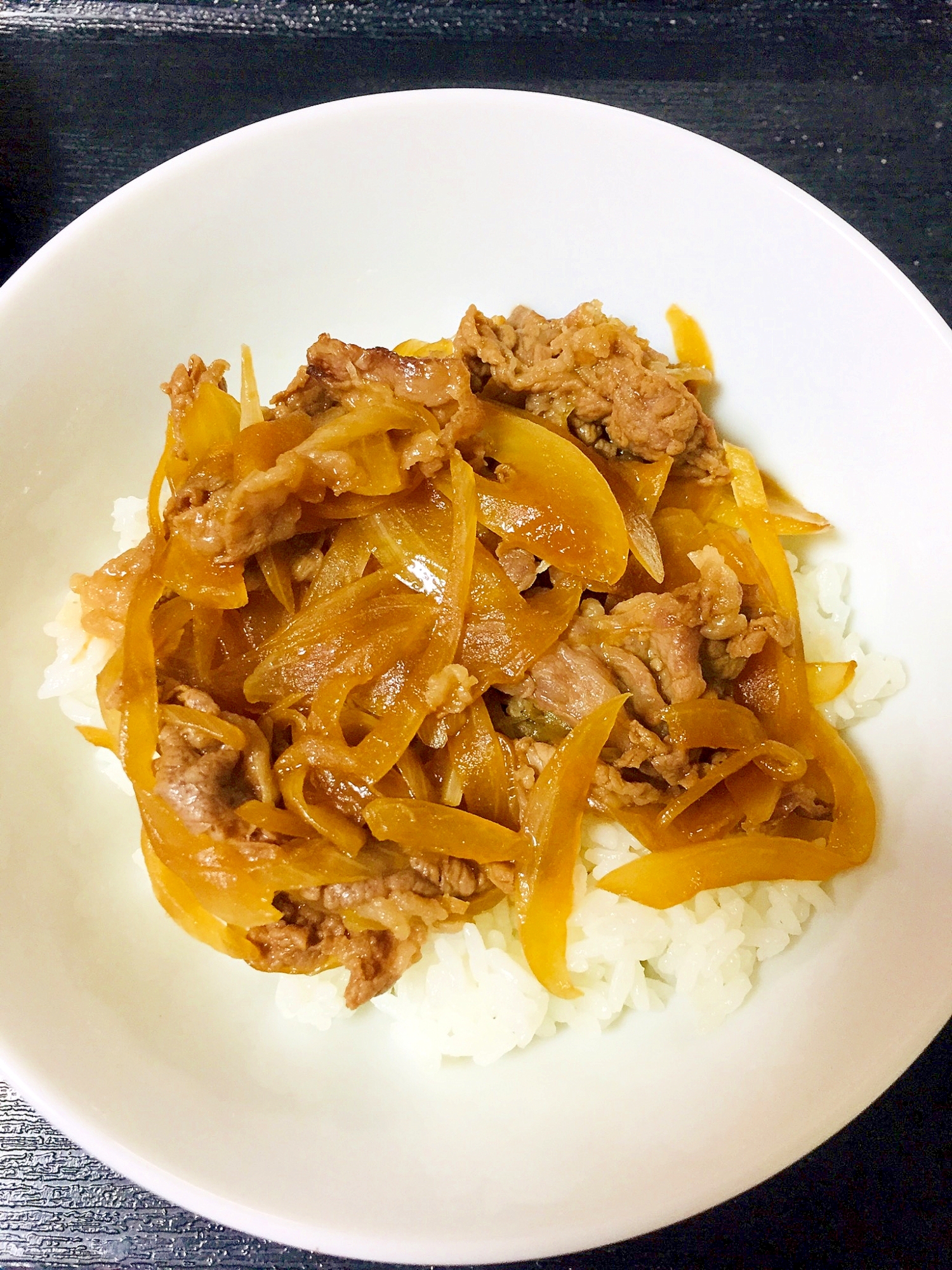 めんつゆで簡単♪牛丼