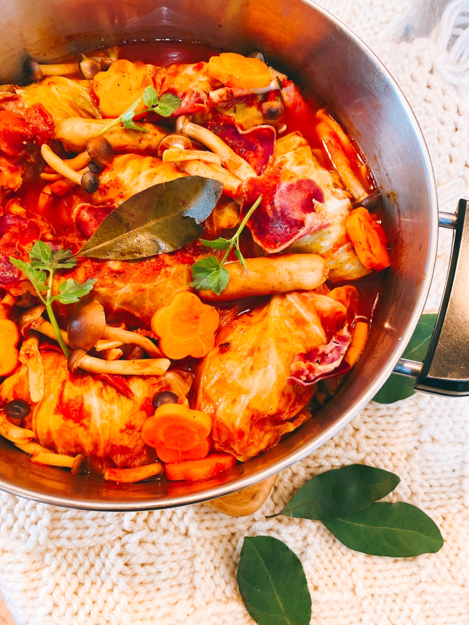 あったか まるごとロールキャベツ鍋 レシピ 作り方 By サフラン Pls 楽天レシピ