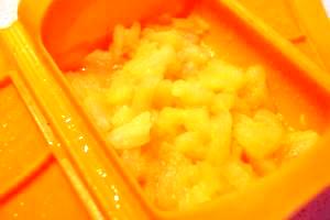 シリコンスチーマーで☆りんごの甘煮