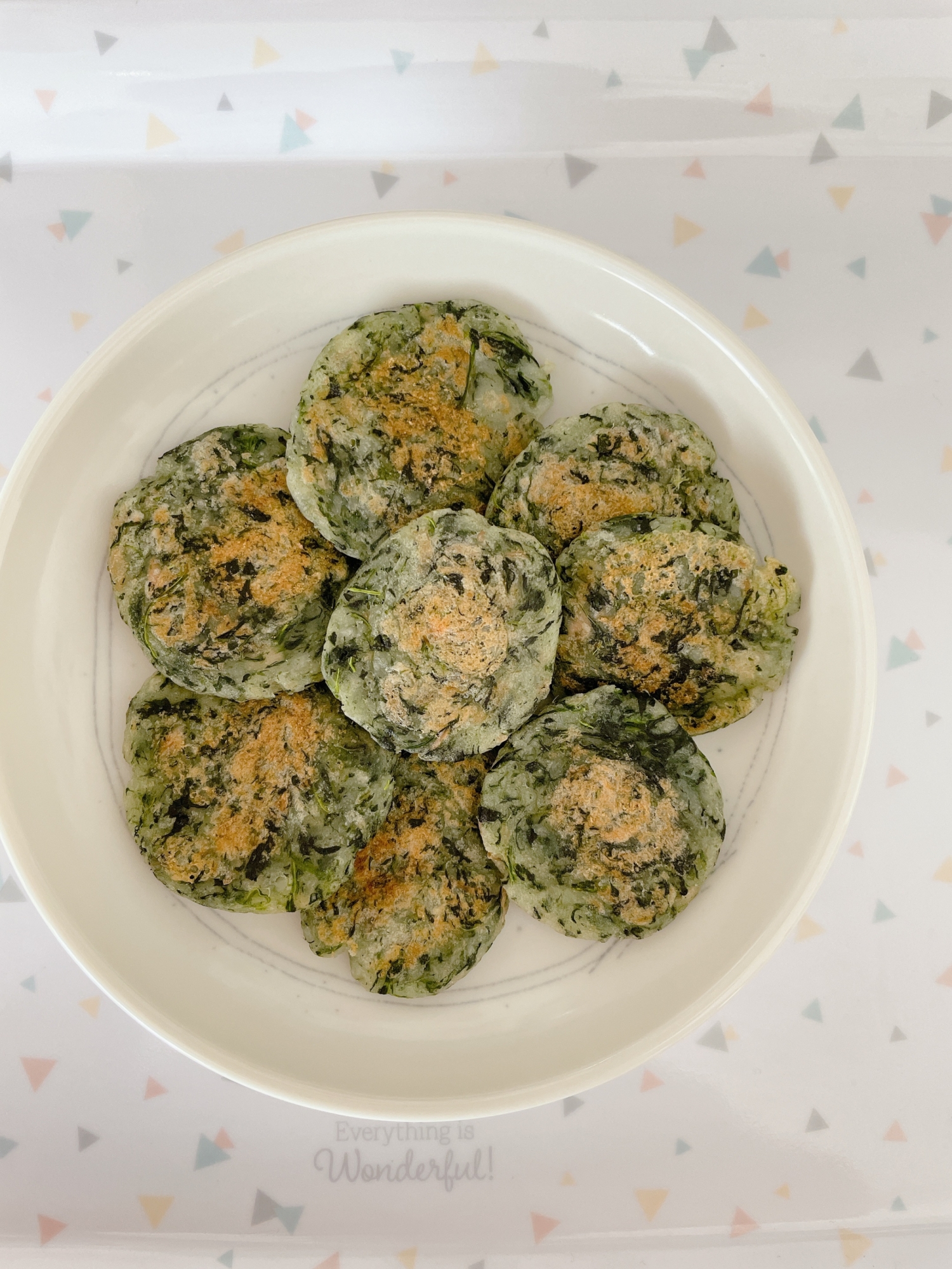 離乳食後期から ほうれん草とツナのおいもお焼き レシピ 作り方 By まりきち 楽天レシピ