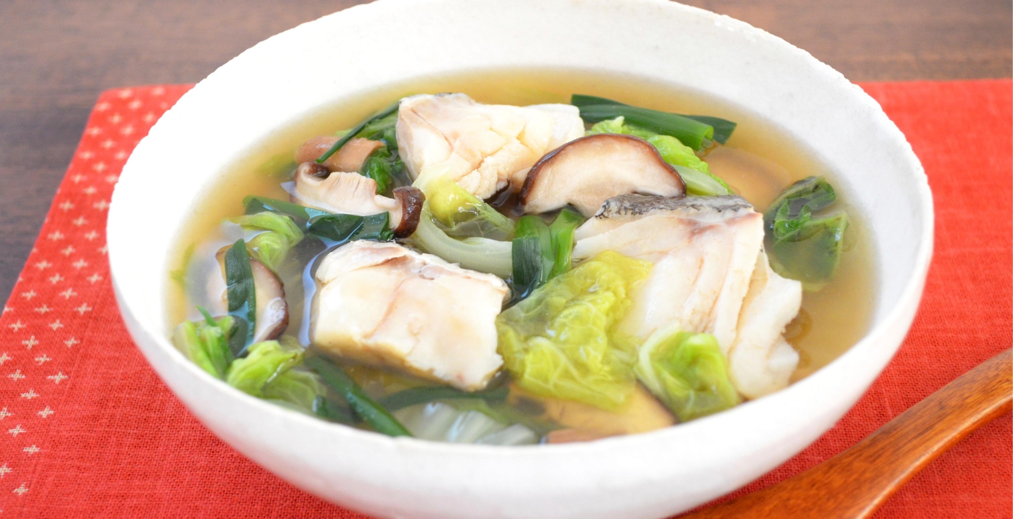 たらと白菜の和風スープ