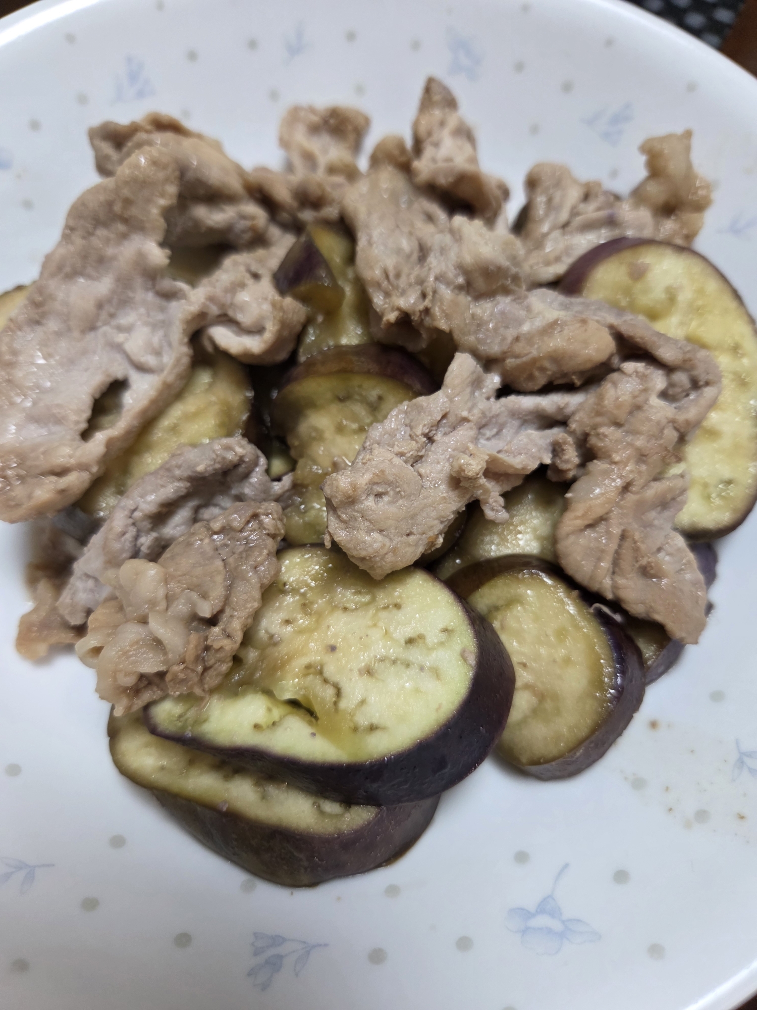 ナスと豚肉のさっぱり炒め