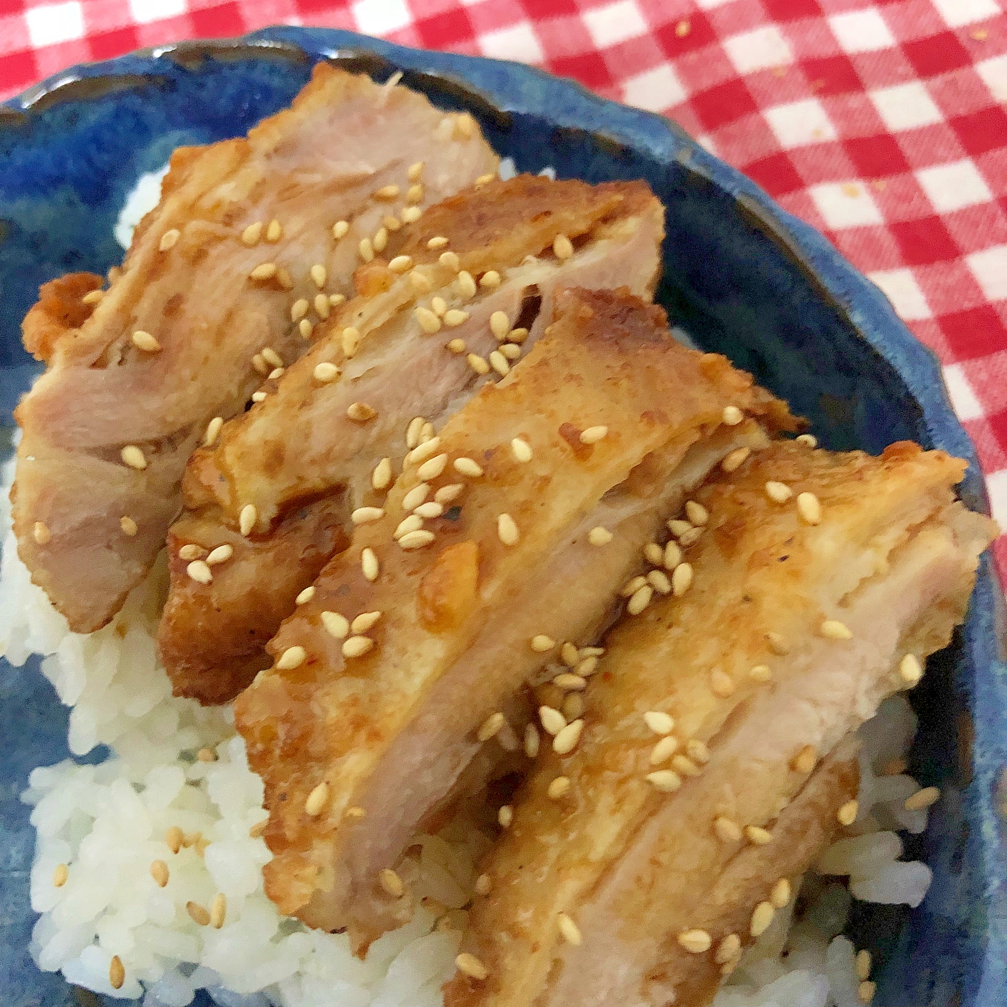 味噌漬けの鶏丼☆彡