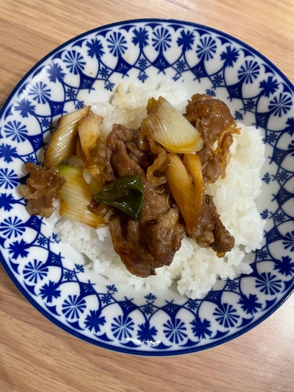 しょうが香るガッツリ牛丼